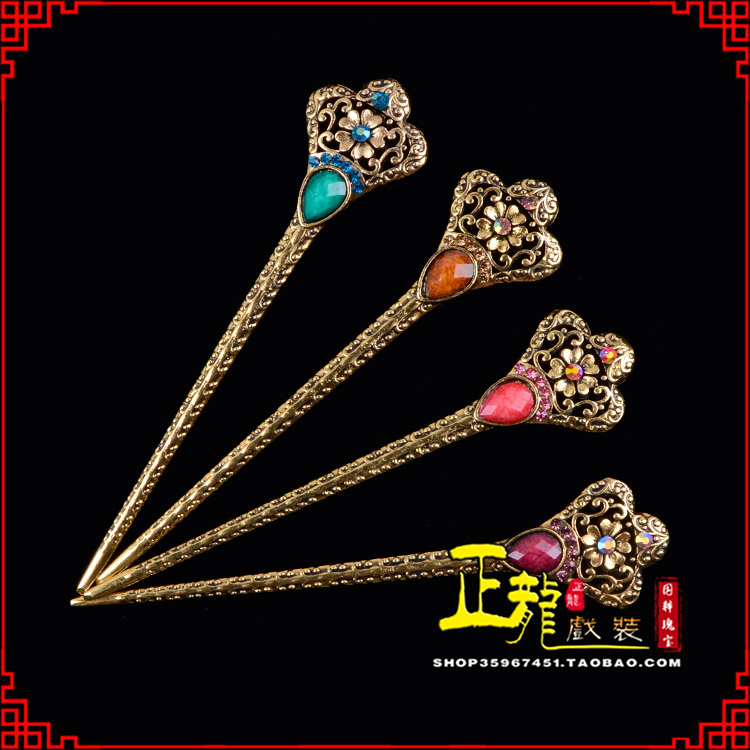 振安头饰老旦青衣员外夫人簪子 老旦发簪