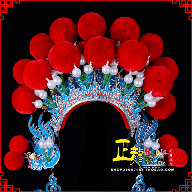 振安戏曲盔帽武旦穆桂英花木兰女将 中档七星帽