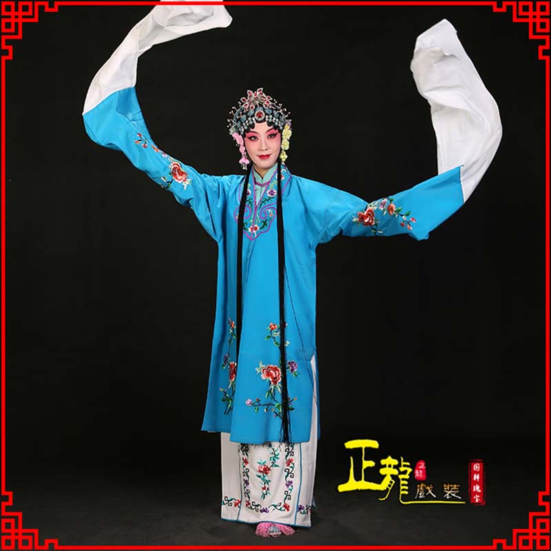 振安黄梅戏练功服水袖舞蹈青衣花旦女对披